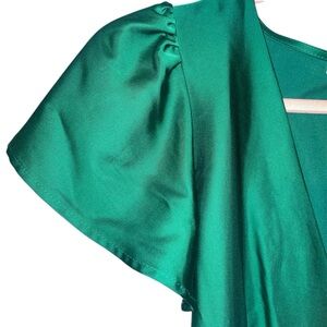 Emerald Green Short Sleeve Dress